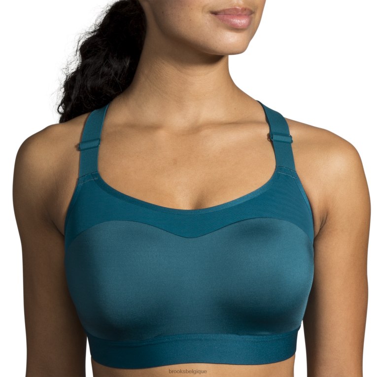 86H24680 osez le soutien-gorge de course à dos nageur Brooks mer