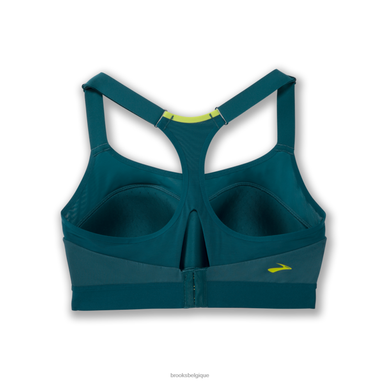 86H24680 osez le soutien-gorge de course à dos nageur Brooks mer