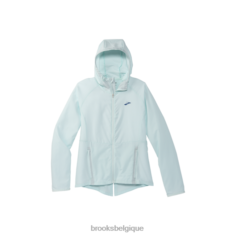 86H241072 veste à baldaquin Brooks bleu