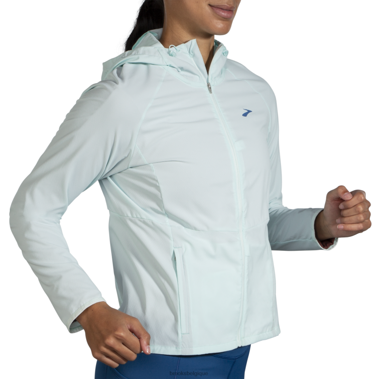 86H241072 veste à baldaquin Brooks bleu