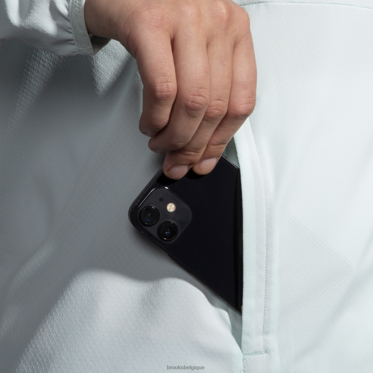 86H241072 veste à baldaquin Brooks bleu