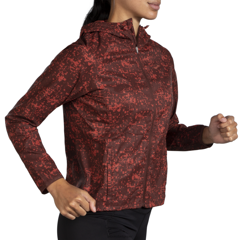 86H241073 veste à baldaquin Brooks raisin