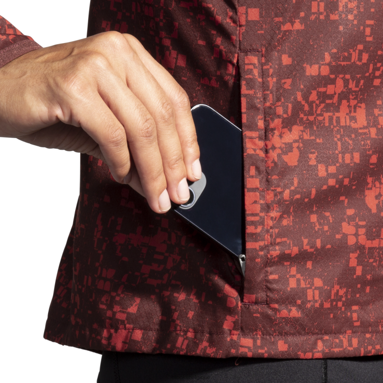 86H241073 veste à baldaquin Brooks raisin