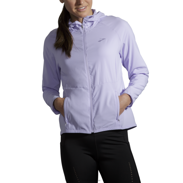 86H241075 veste à baldaquin Brooks violet