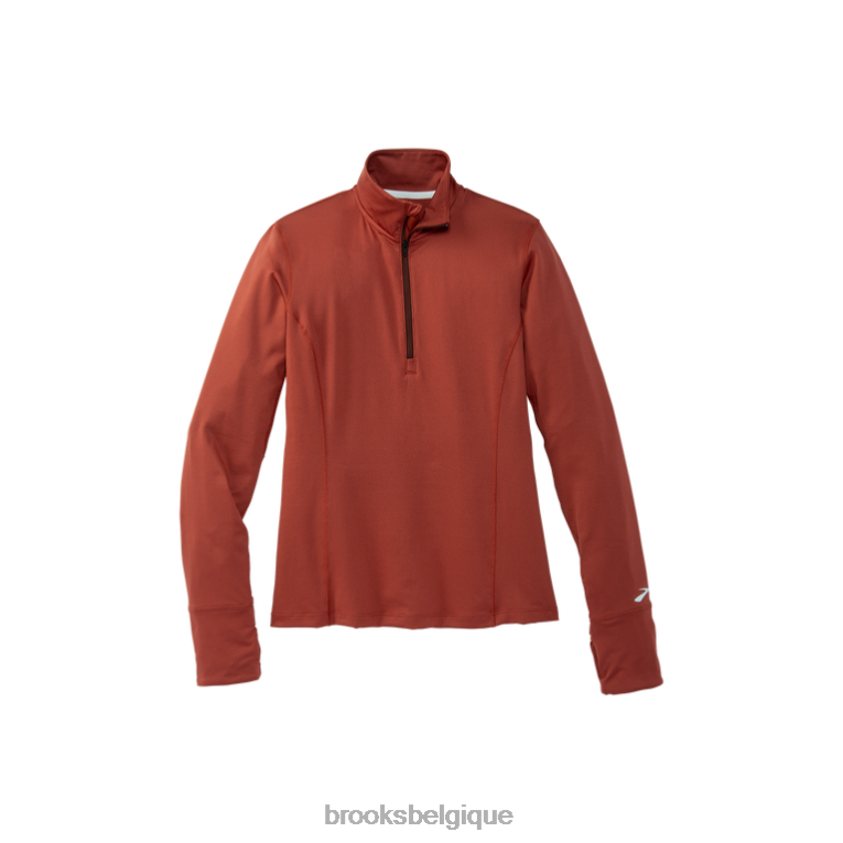 86H241127 tiret 1/2 zip Brooks cuivre