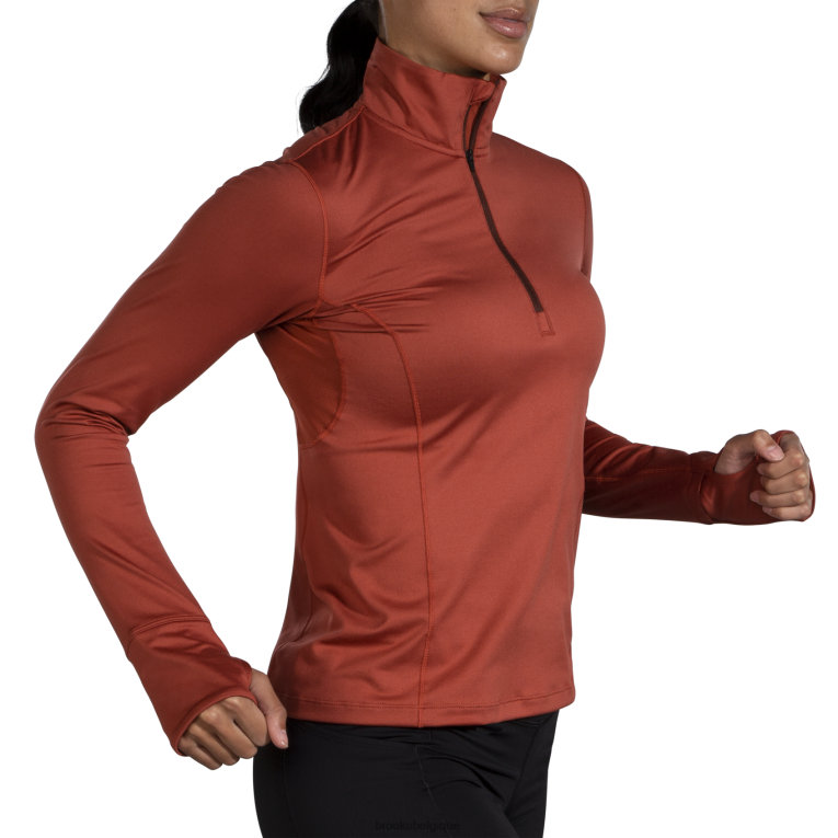 86H241127 tiret 1/2 zip Brooks cuivre