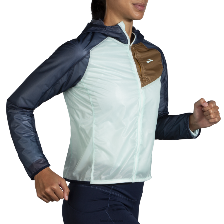 86H241145 veste toutes altitudes Brooks bleu