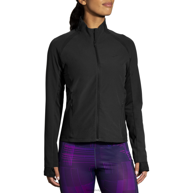 86H24613 veste hybride fusion Brooks noir