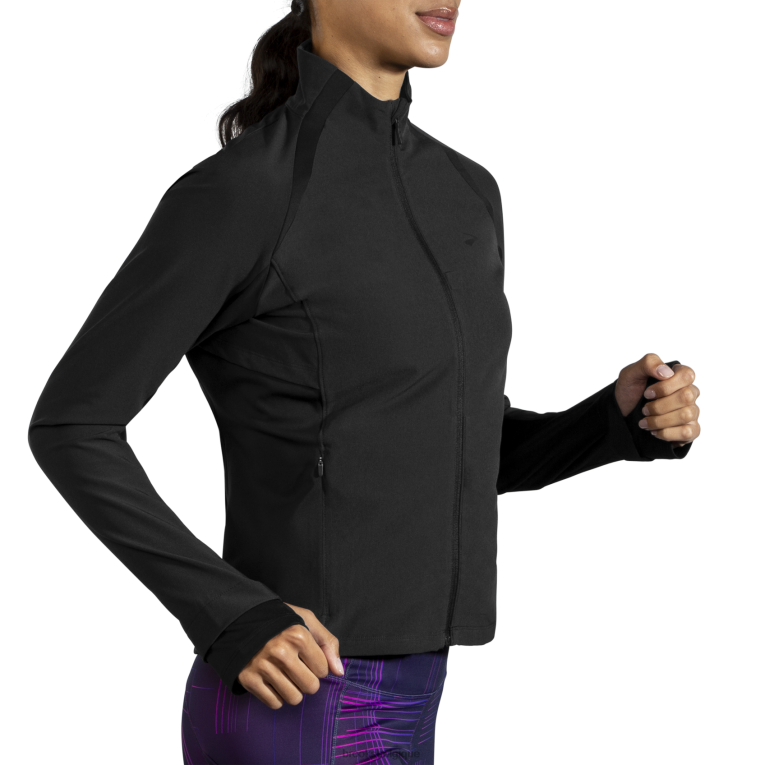 86H24613 veste hybride fusion Brooks noir