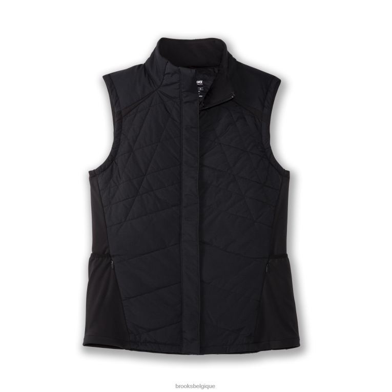 86H24615 gilet hybride bouclier Brooks noir