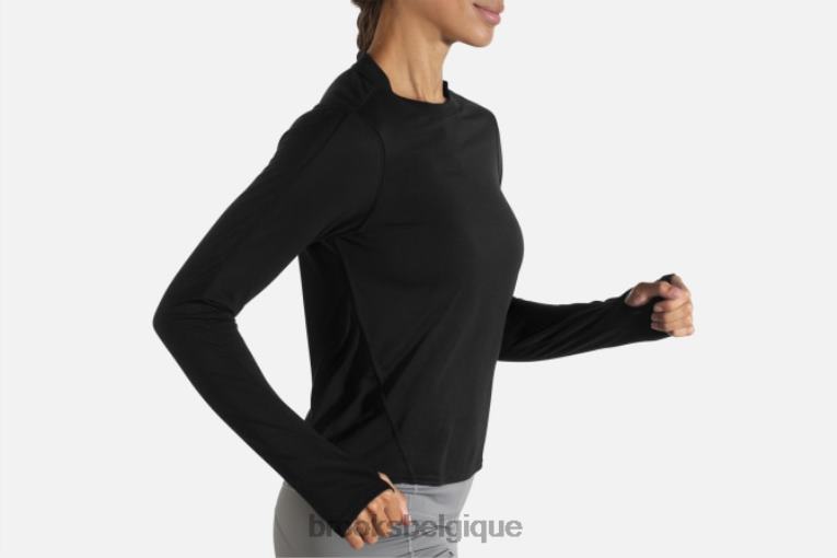 86H241634 manches longues Brooks noir