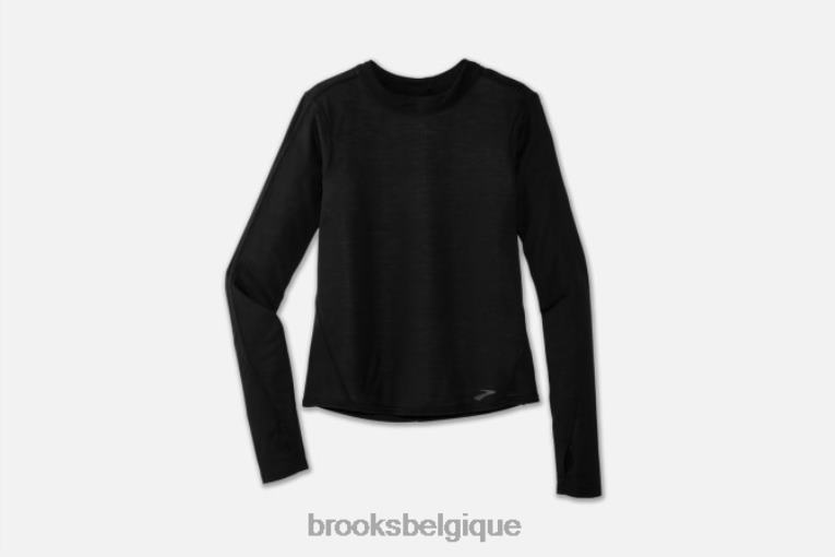 86H241634 manches longues Brooks noir