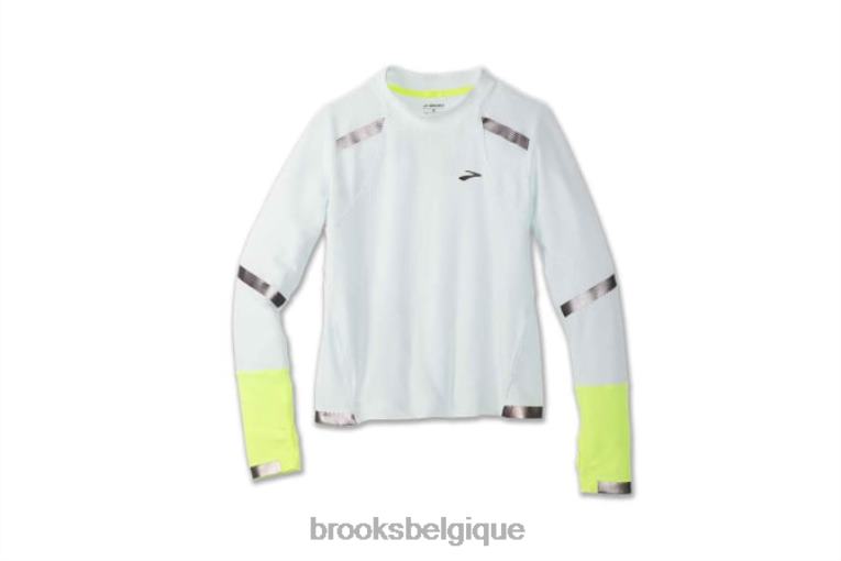 86H241636 carbonite à manches longues Brooks gris
