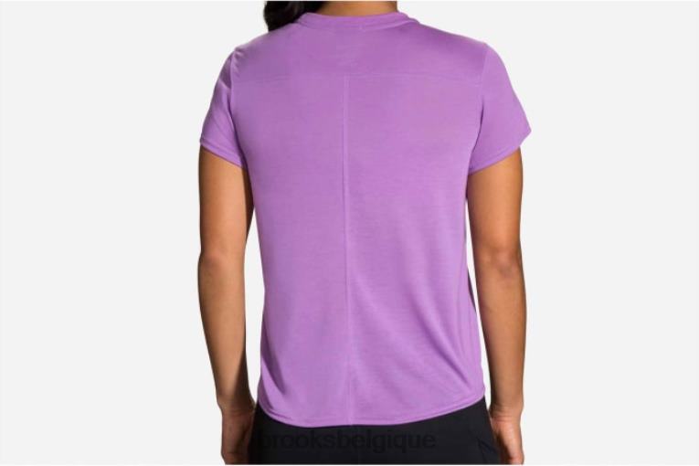 86H241678 manches courtes graphique distance Brooks héliotrope