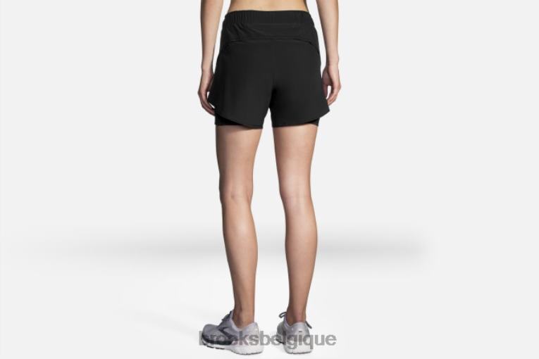 86H241688 Chaser 5 2-en-1 court Brooks noir