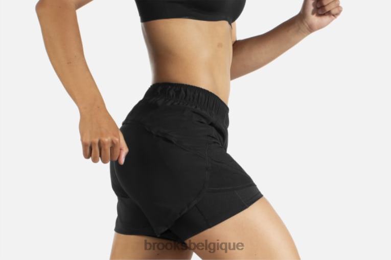 86H241688 Chaser 5 2-en-1 court Brooks noir