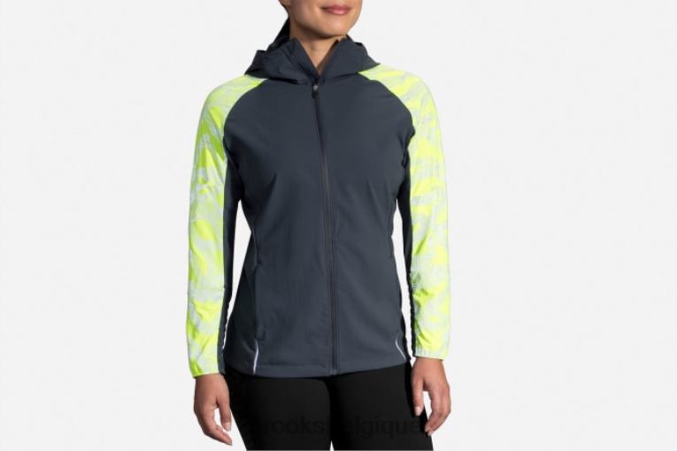 86H241709 veste de vie nocturne Brooks asphalte