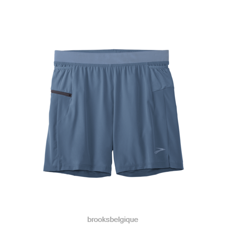 86H241058 short sherpa 7'' 2-en-1 Brooks aube