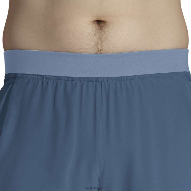 86H241058 short sherpa 7'' 2-en-1 Brooks aube