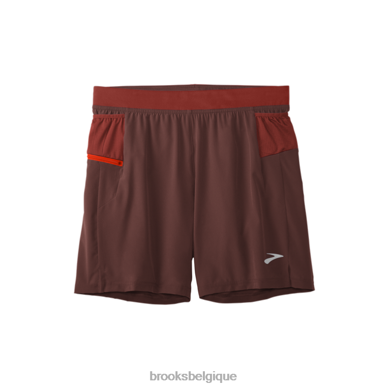 86H241059 short sherpa 7'' 2-en-1 Brooks cuivre