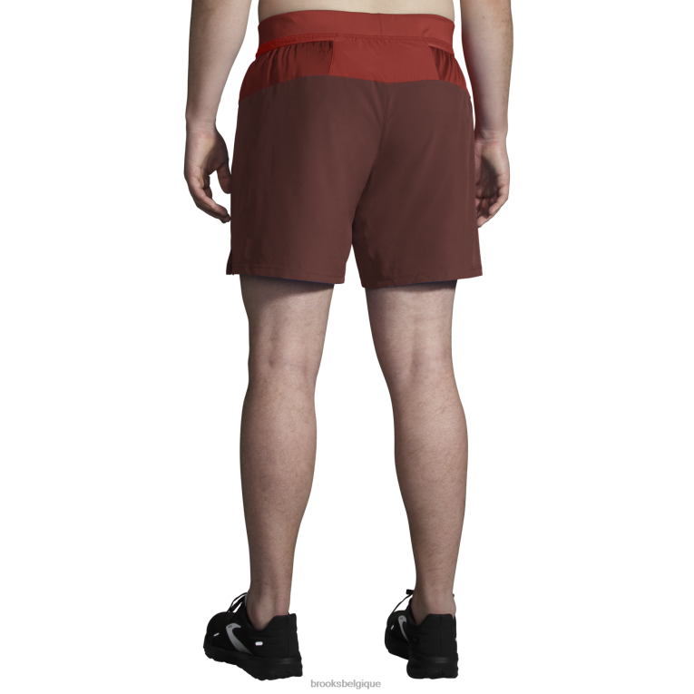 86H241059 short sherpa 7'' 2-en-1 Brooks cuivre