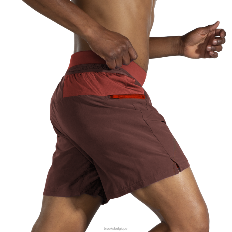 86H241059 short sherpa 7'' 2-en-1 Brooks cuivre