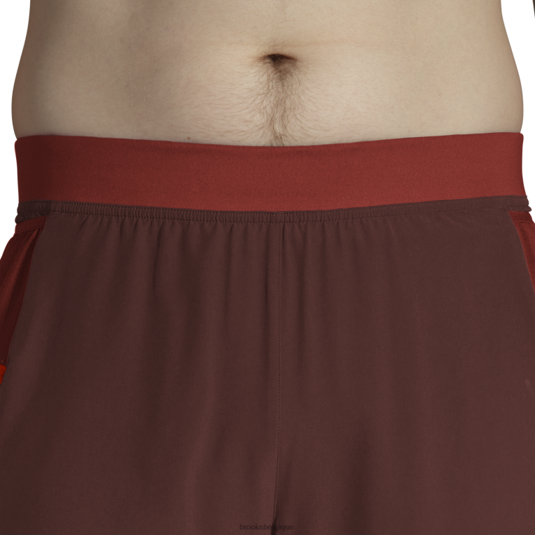 86H241059 short sherpa 7'' 2-en-1 Brooks cuivre