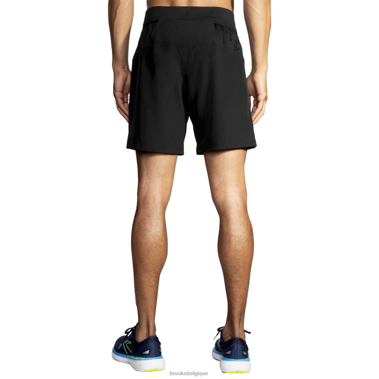 86H241060 short sherpa 7'' 2-en-1 Brooks noir