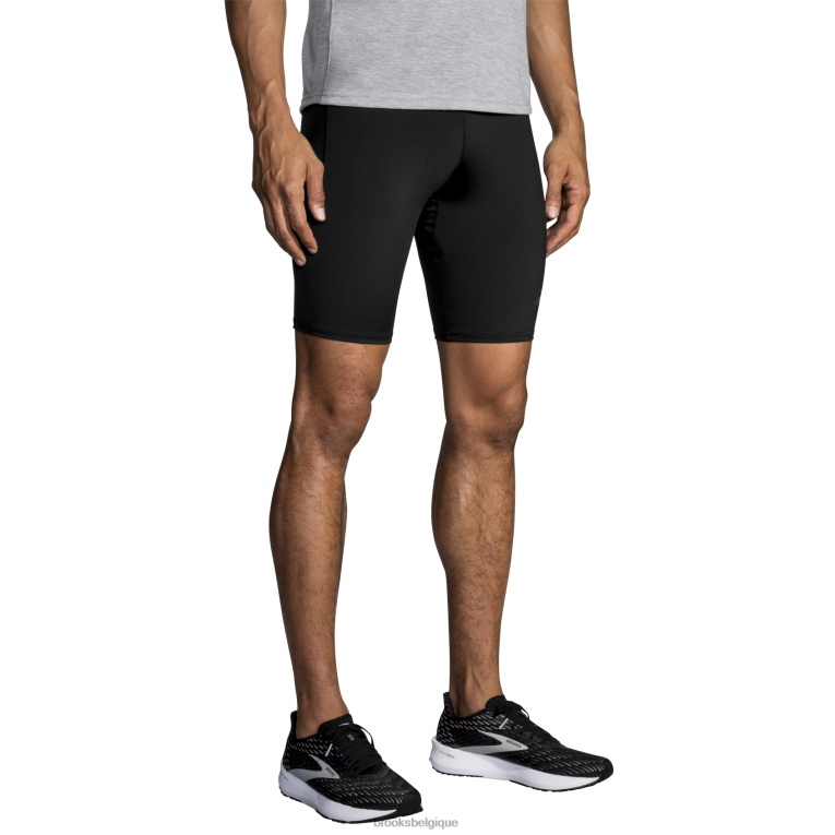 86H241108 source 9'' courte et serrée Brooks noir