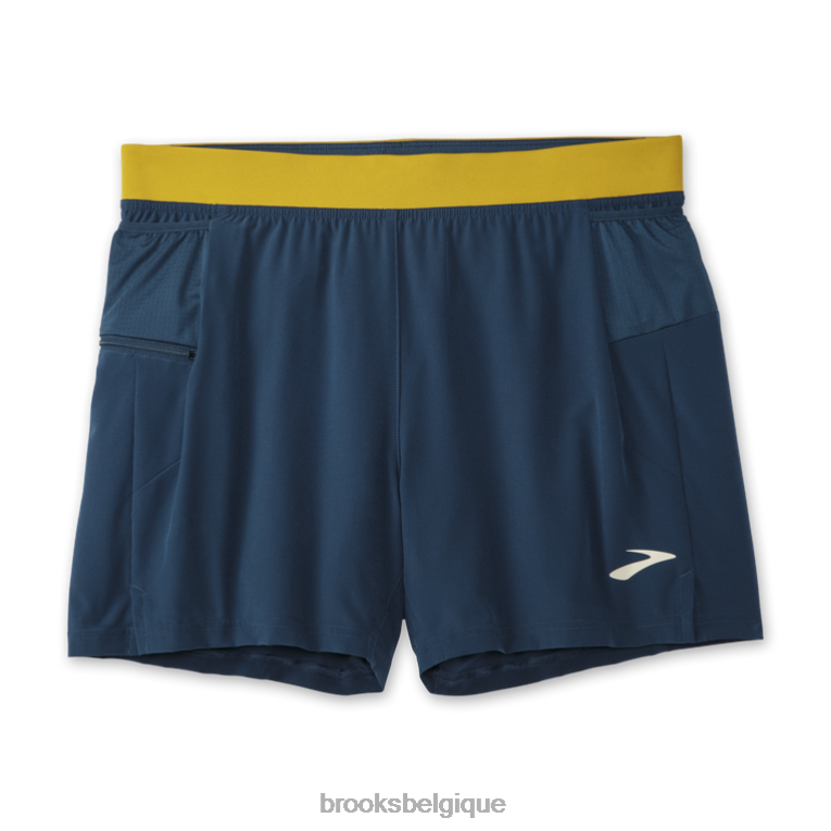 86H241174 short sherpa 5'' 2-en-1 Brooks doré