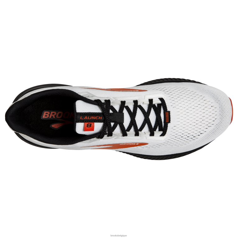 86H24100 lancer 8 Brooks blanc