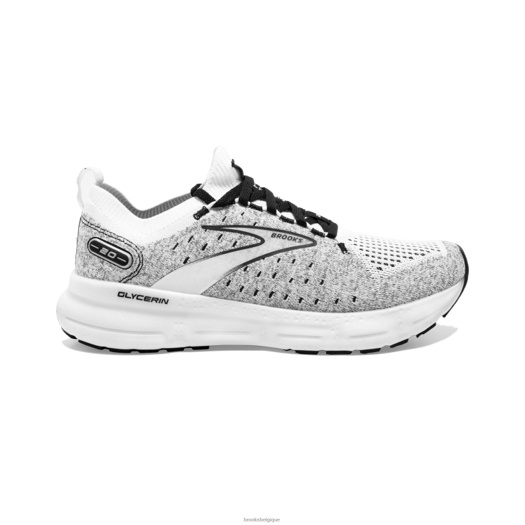86H2416 glycérine furtif 20 Brooks blanc