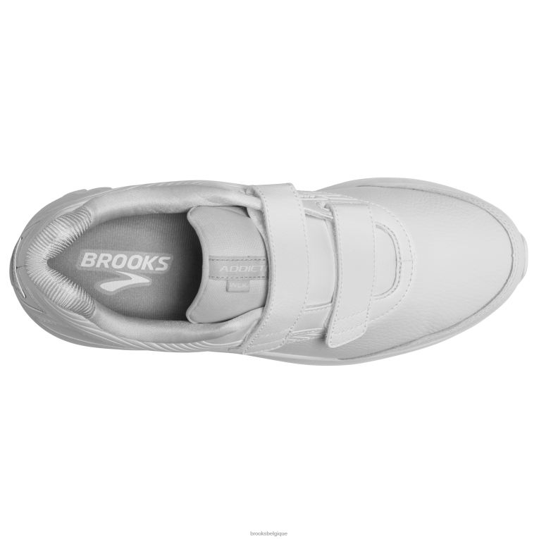 86H241003 addiction walker v-strap 2 Brooks blanc