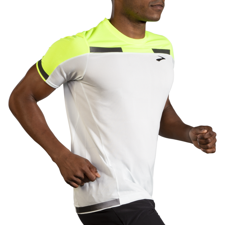 86H241294 carbonite à manches courtes Brooks gris