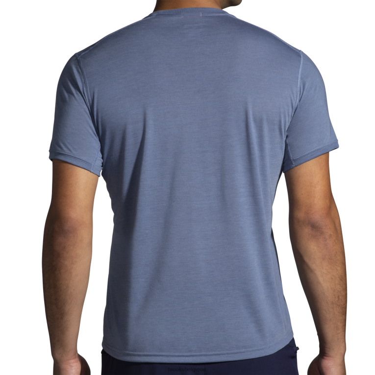 86H24299 manches courtes graphique distance Brooks crépuscule