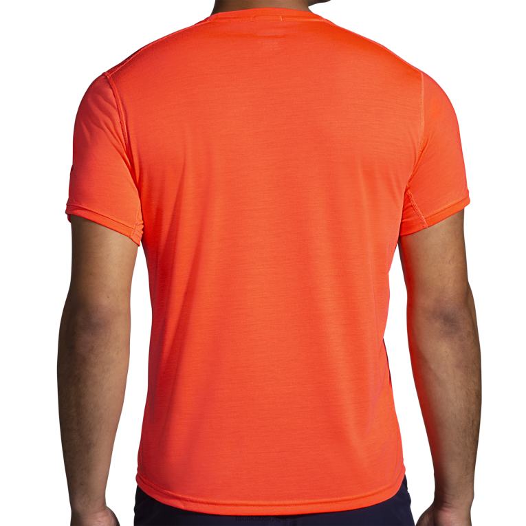 86H24340 manches courtes distance Brooks flamme
