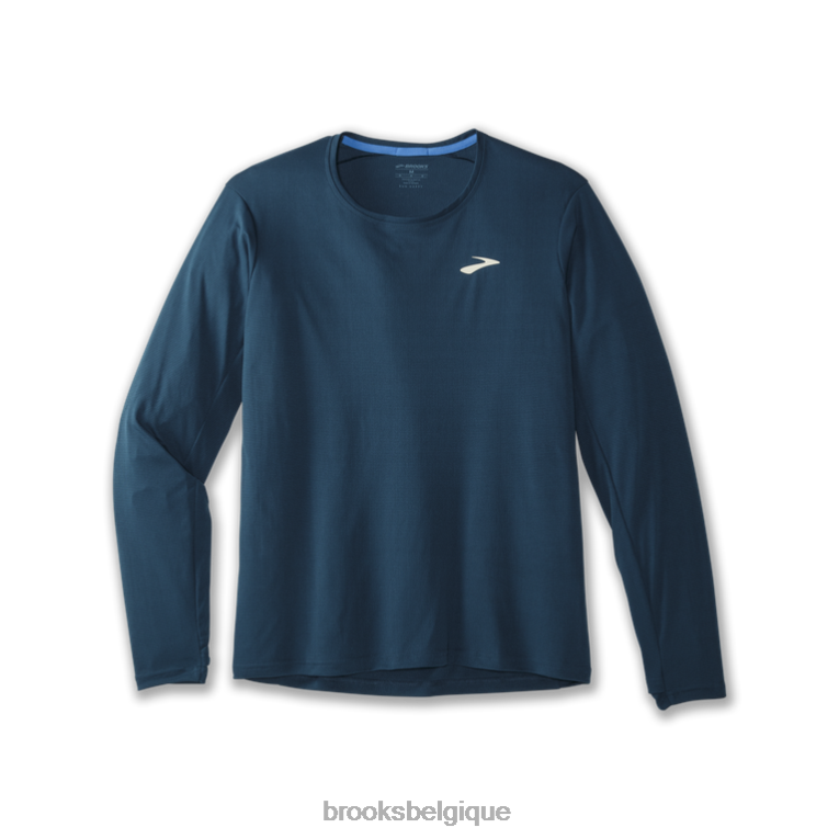 86H24373 atmosphère à manches longues Brooks ruée vers l'indigo