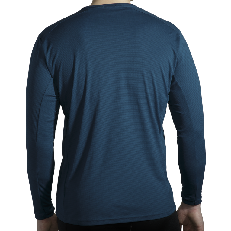 86H24373 atmosphère à manches longues Brooks ruée vers l'indigo