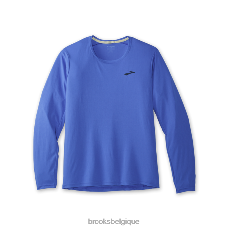 86H24374 atmosphère à manches longues Brooks bleu