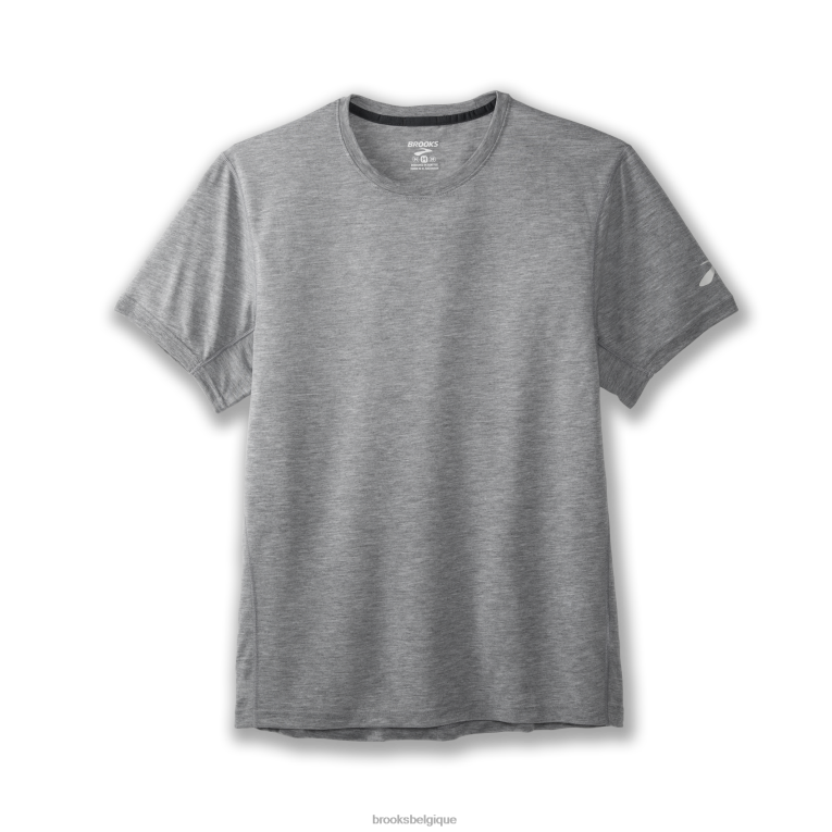 86H24611 manches courtes distance Brooks cendre