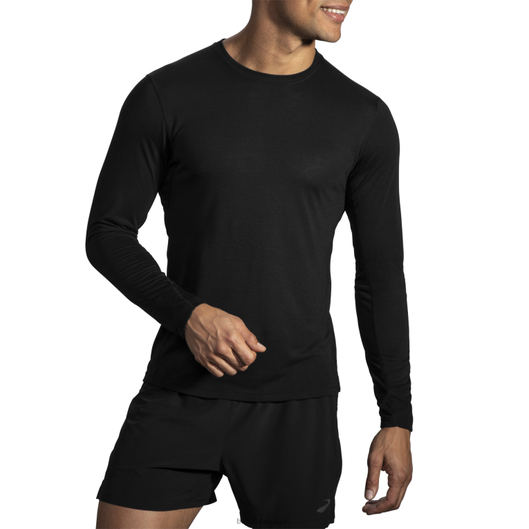 86H24791 manches longues Brooks noir