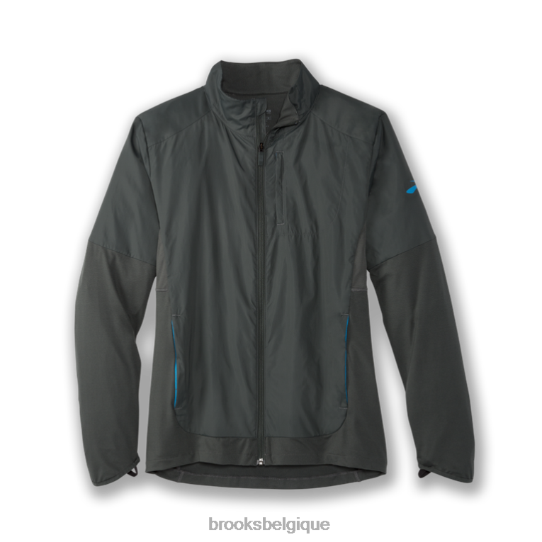 86H241275 veste hybride fusion Brooks huître