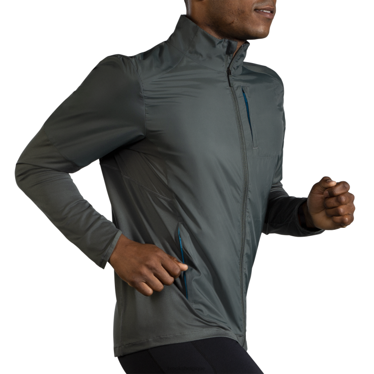86H241275 veste hybride fusion Brooks huître