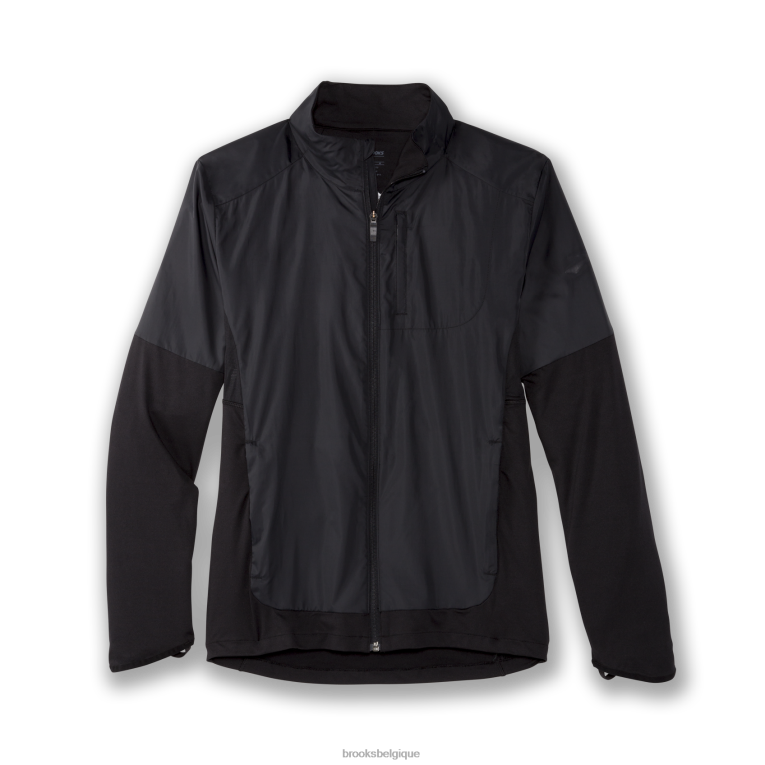 86H24707 veste hybride fusion Brooks noir