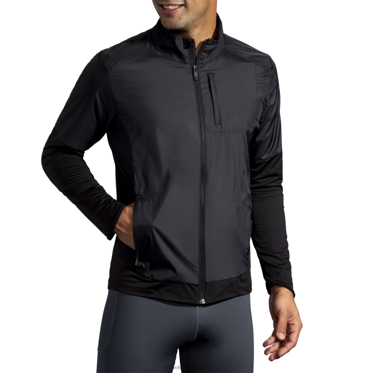 86H24707 veste hybride fusion Brooks noir