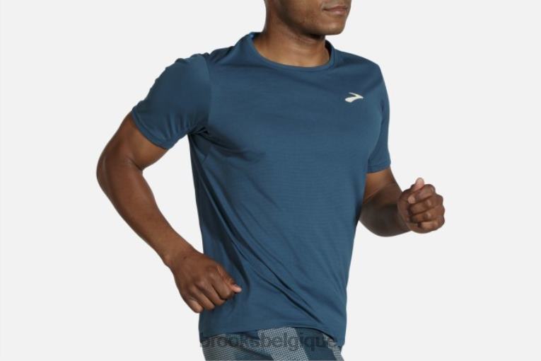 86H241988 ambiance manches courtes Brooks indigo