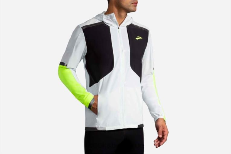 86H241995 veste en carbonite Brooks noir