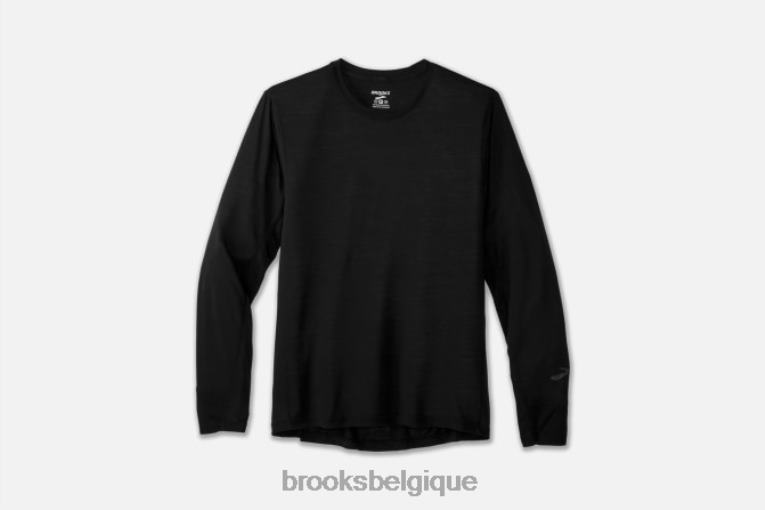 86H242009 manches longues Brooks noir