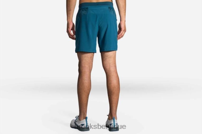 86H242011 sherpa 7 short 2 en 1 Brooks mousse