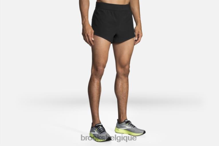 86H242013 short sherpa 3 fendu Brooks noir